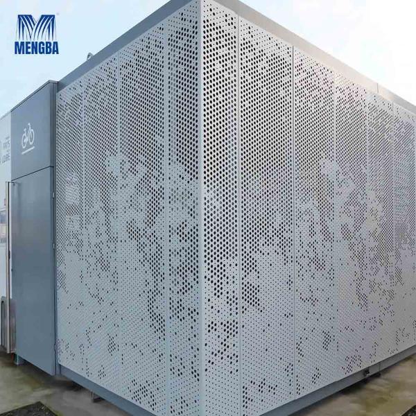 Quality Customized Aluminium Curtain Wall Punched Plate Cladding Facade for sale