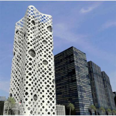Chine Système de revêtement de murs extérieurs en aluminium moderne à vendre