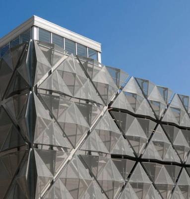 China Parede de cortina de alumínio exterior cortada a laser à venda
