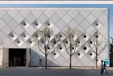 Chine Paroi de rideau en verre d'aluminium Décoration de façade extérieure Profil d'araignée à vendre