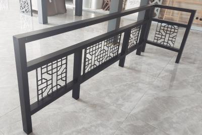 China Customized Aluminum Stair Railing Anti Corrosion Spiral Staircase Railing Modern for sale