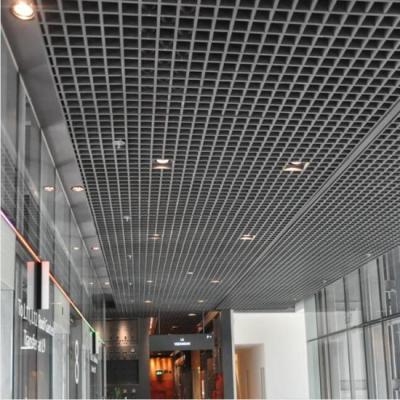 China Oficinas Panel de techo de aluminio de rejilla de banda compuesta en venta