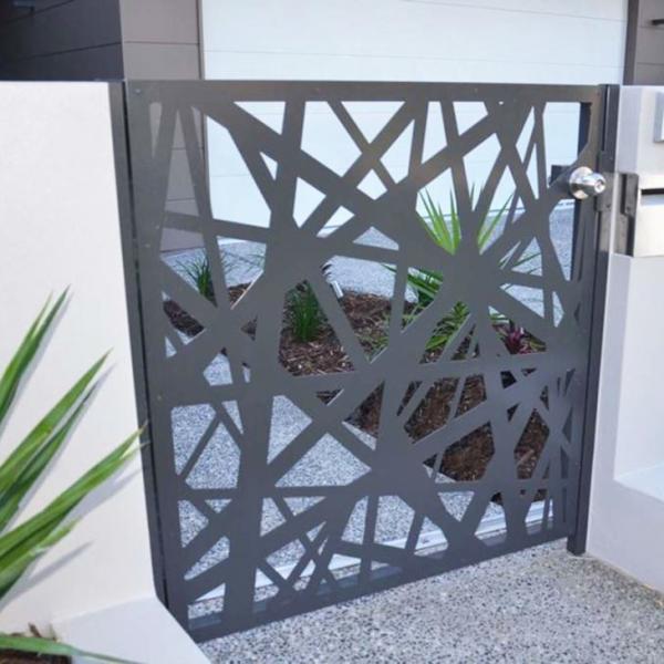 Quality ODM Aluminum Folding Security Gates Exterior Aluminium Gate Profile Lightweight for sale