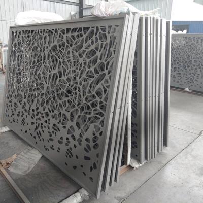 Cina Piscine esterne di alluminio pannelli di recinzione di privacy a prova di ruggine non tossici in vendita