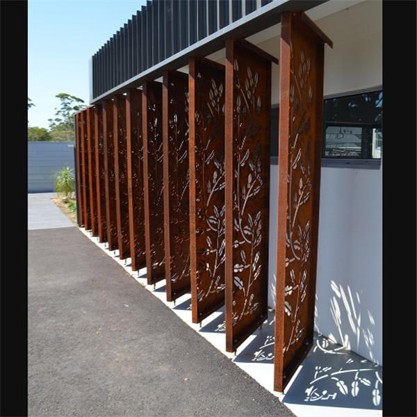 Quality Garden Exterior Aluminum Privacy Fence Trellis Heat Insulation for sale