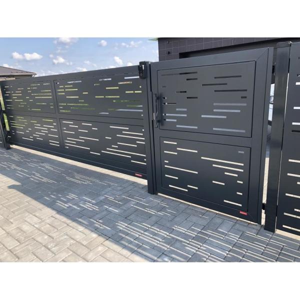 Quality House Outdoor Aluminum Privacy Fence Lightweight Fireproof ISO9001 for sale