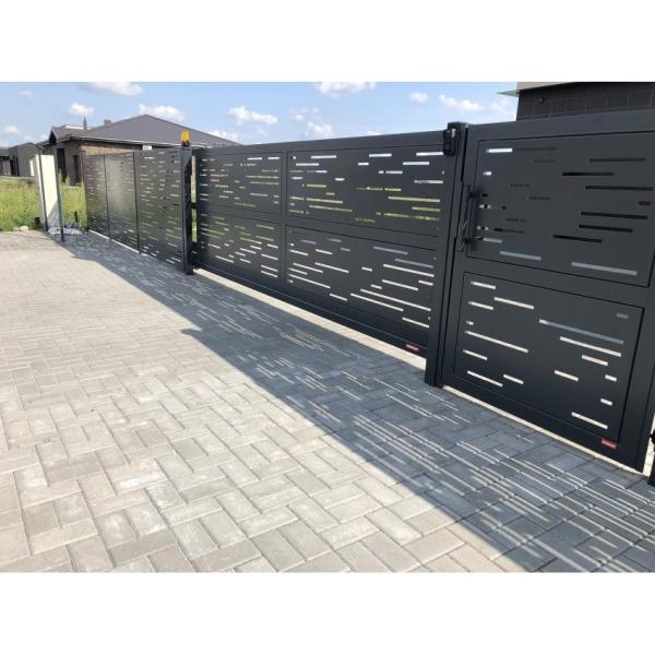 Quality House Outdoor Aluminum Privacy Fence Lightweight Fireproof ISO9001 for sale