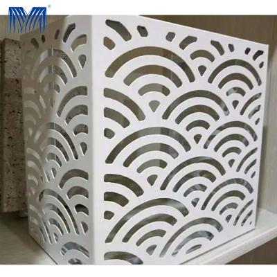 China Blade Louver Aluminium Air Conditioner Cover Panel Frame Anti Corrosion for sale