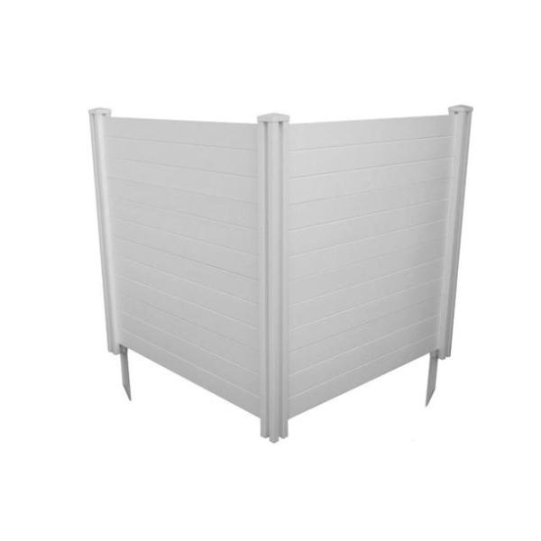 Quality Blade Louver Aluminium Air Conditioner Cover Panel Frame Anti Corrosion for sale