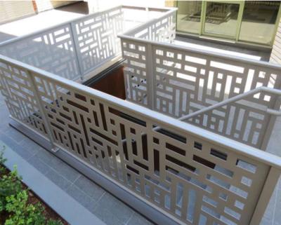 China Balkon Moderne Aluminium Treppe Geländer Außenbalustrade System zu verkaufen