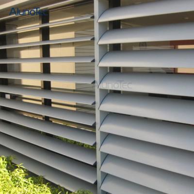 China Ventilation Aluminium Louver Frame Vertical Aluminum Shutter Panels for sale