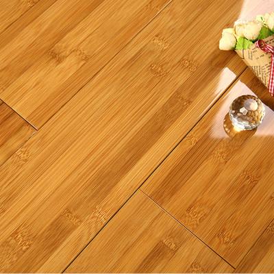 China Vertical Bamboo Laminated Flooring  Carbonized Color Solid Flooring Indoor for sale