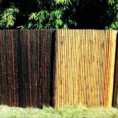 China Reusable Rolled Bamboo Privacy Screen for sale
