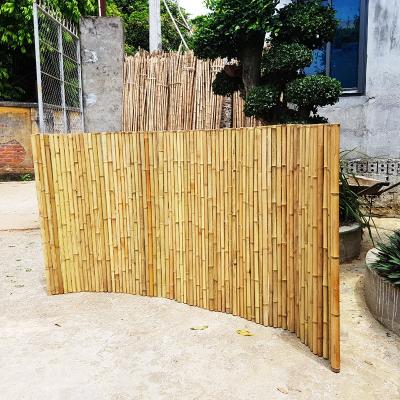 China Smoked Decorative Bamboo Fence Screen Fencing For Nursery Garden Green House for sale