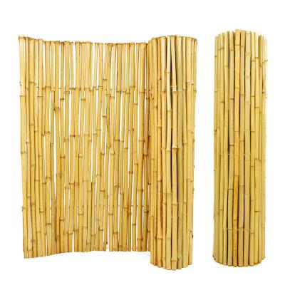 China 180cm Decorative Bamboo Fence Natural Bamboo Fence Garden Bamboo Rolled Screening for sale