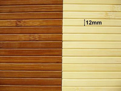 China Water Proof Bamboo Paneling Woven Back 13mm Width Customized Length for sale