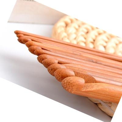 China Sweater Knitting Circular Bamboo Handle Crochet Hooks Smooth Weave Craft Needle for sale