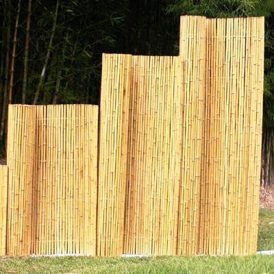 China Home Garden Nursery Durable Garden Fence Bamboo Roller Paneling Natural Color for sale