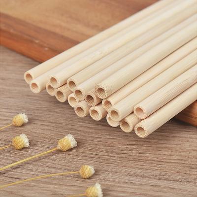 China Eco Friendly Reusable Bamboo Drinking Straw For Party Coffee Tea Beverage 10cm 12cm for sale