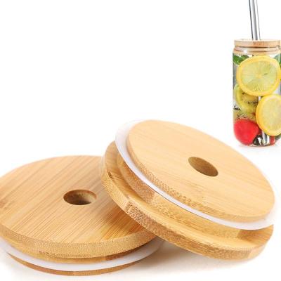 China Bamboo Wooden Lids Air Tight Lids For Storage Jar Perfume Candle Bottle Home Kitchen for sale