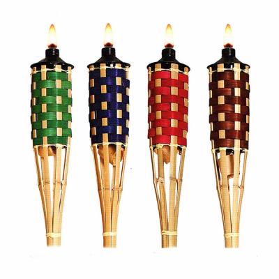 China 110cm Outdoor Natural Bamboo Torch Citronella Torch For Garden Lighting, Luau Party for sale