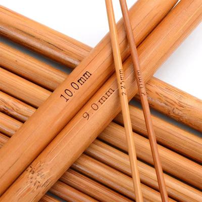 China Carbonized Bamboo Double Pointed Knitting Needles For Handmade Creative DIY Yarn for sale