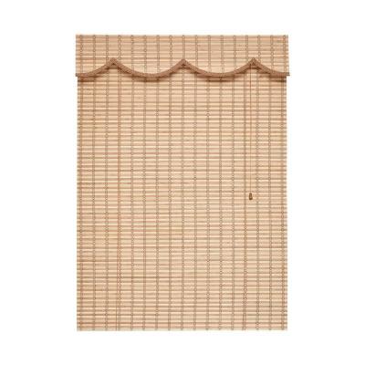 China 2m Daylight Window Blinds Colorful Bamboo Roller Pleated Blinds for sale