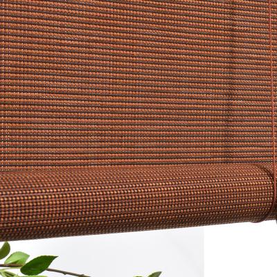 China Light Filtering Handmade Bamboo Roll Up Shades Windows Bamboo Roller Curtain Protecting Privacy for sale