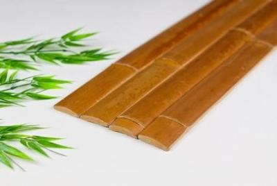 China Biodegradable Natural Half Bamboo Poles Bamboo Slats Size Customized For Decoration for sale