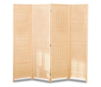 China Pantalla de bambú del mueble de los tabiques para la aislamiento casera de la división del plegamiento de la decoración en venta