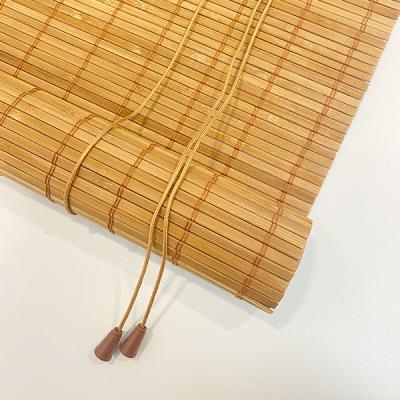 China Natural Bamboo Roll Up Window Blind Roman Shade Home Decoration Sun Shutter for sale