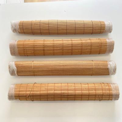 China Customized Wooden Shades Bamboo Roller Blind Sunscreen 180*180cm For Home for sale