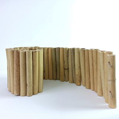 China 20x100cm Cane Bamboo Edging Border Fence For Small Garden Balcony Decorative for sale