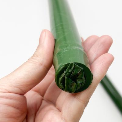 China verde postes de bambú de la longitud de los 40cm los 60cm los 90cm el 120cm que pintan verde en venta