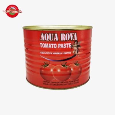 China All Natural Canned Tomato Paste 2200g No Additives 30%-100% Purity for sale
