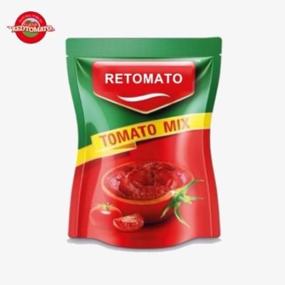 China 80g Standup Sachet Tomato Paste Triple Concentrated 30%-100% Purity for sale