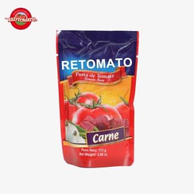 China Delicious Tomato Paste In Pouch , 113g Stand Up Red Tomato Paste for sale