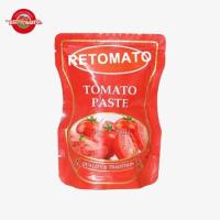 Quality Sweet And Sour Tomato Paste In Sachet Stand Up 140g 30%-100% Purity for sale