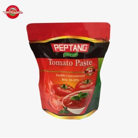 Quality Stand Up Sachet Tomato Paste 400g Convenient Flavorful 30%-100% Purity for sale