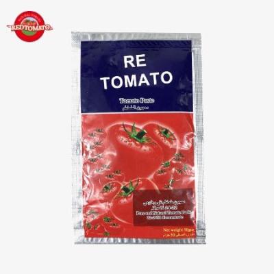 China Sweet And Sour Sachet Tomato Paste 56g Flat Pouch 30%-100% Purity for sale