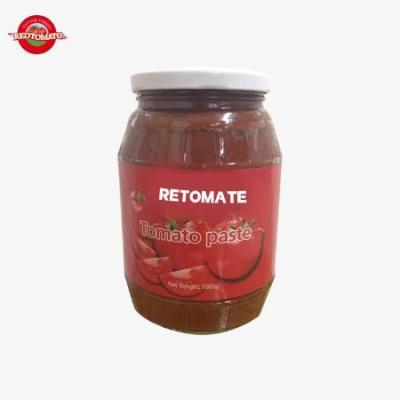 China Deliciously Concentrated Jarred Tomato Paste 1000g 30%-100% Purity for sale