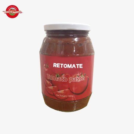 Quality Deliciously Concentrated Jarred Tomato Paste 1000g 30%-100% Purity for sale