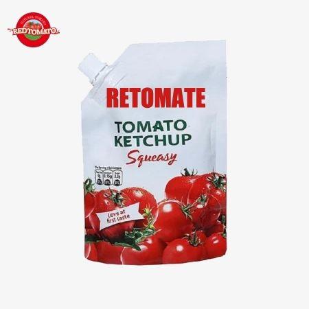 Quality BRC Certificate Bag Ketchup 200g Condiment For Burgers And Sandwiches for sale