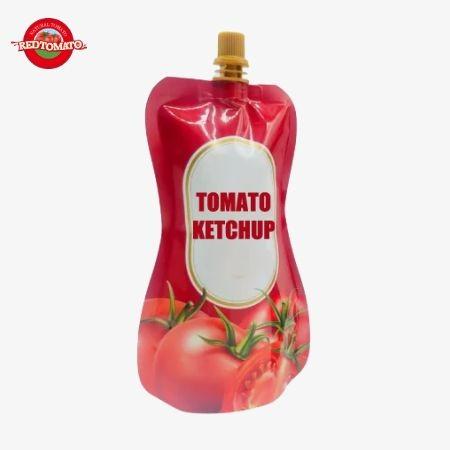 Quality Natural Flavour Ketchup 500g , ISO Certificate Bag Ketchup For Dipping Sauce for sale