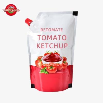 China Pure Natural Sachet Tomato , Convenient 1100g Bag Ketchup Sweet And Sour for sale