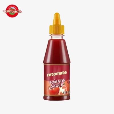 China Botella de sabor natural ketchup de tomate, ISO 260g de ketchup dulce y agrio en venta