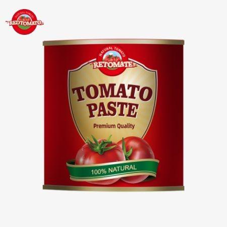 Quality Canned Red Tomato Paste 70g Per Tin Hard Open Lid 30%-100% Purity for sale