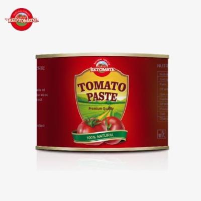 China Conveniently Packaged 70g Tin Of Sweet And Sour Tomato Paste With User-Friendly Hard Lid Design en venta
