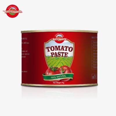 Κίνα Conveniently Packaged 70-gram Canned Of User Friendly Sweet And Sour Tomato Paste προς πώληση