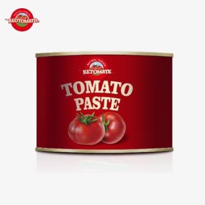 中国 70-gram Tin Featuring An Easy-open Lid Housing Premium Grade Canned Tomato Concentrate Inside 販売のため